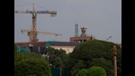 The original deadline for the completion of the new Parliament building — the ongoing winter session of the parliament was to be held in the new building — was missed. (AP) The original deadline for the completion of the new Parliament building — the ongoing winter session of the parliament was to be held in the new building — was missed. (AP)