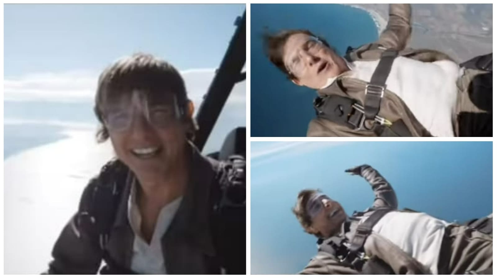 Tom Cruise records message for fans as he jumps off plane in ‘insane’ new video, Twitter says ‘unbelievable’. Watch