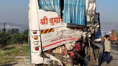 One killed, 12 injured after trailer rams into bus One killed, 12 injured after trailer rams into bus