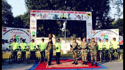 Army organise cycle expedition in Punjab