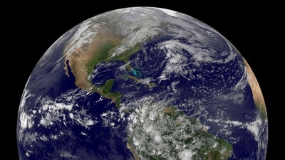 The planet Earth is seen in a photo taken by NOAA's GOES-East satellite on April 22, 2014. (File image) (Reuters)