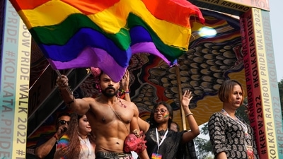 Activists and supporters of LGBTQ community seen rejoicing at the event. (AP) Activists and supporters of LGBTQ community seen rejoicing at the event. (AP)
