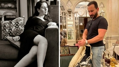 Kareena Kapoor shares picture of her husband Saif Ali Khan.