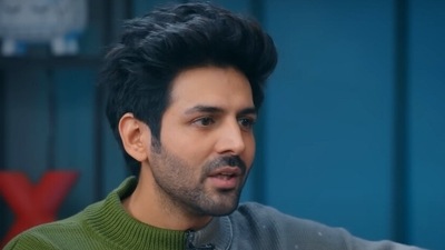 Actor Kartik Aaryan in an interview about his career. Actor Kartik Aaryan in an interview about his career.