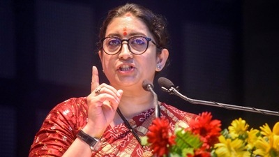 On Twitter, Irani accused the Congress of misogyny and targeted Rahul Gandhi, whom she had defeated in Amethi in the last parliamentary election. (PTI)