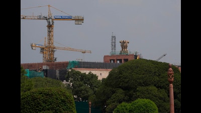 The original deadline for the completion of the new Parliament building — the ongoing winter session of the parliament was to be held in the new building — was missed. (AP) The original deadline for the completion of the new Parliament building — the ongoing winter session of the parliament was to be held in the new building — was missed. (AP)