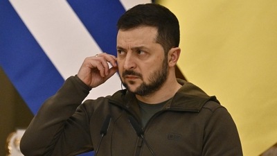 Ukraine's President Volodymyr Zelensky (AFP)