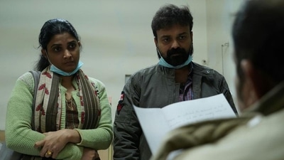 Kunchacko Boban and Divya Prabha in a still from Ariyippu. Kunchacko Boban and Divya Prabha in a still from Ariyippu.