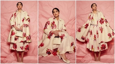 Sonam Kapoor is on a quest to provide us with daily fashion inspiration. Be it showing us how to wear flowery prints or dressing appropriately for winter with just the perfect mix of flair and attitude. Sonam often posts snippets from her Instagram fashion diary, leaving her followers drooling. The actress recently decked up in a beautiful floral dress for an event. (Instagram/@sonamkapoor) Sonam Kapoor is on a quest to provide us with daily fashion inspiration. Be it showing us how to wear flowery prints or dressing appropriately for winter with just the perfect mix of flair and attitude. Sonam often posts snippets from her Instagram fashion diary, leaving her followers drooling. The actress recently decked up in a beautiful floral dress for an event. (Instagram/@sonamkapoor)