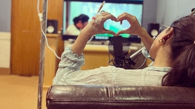 Samantha Ruth Prabhu: Earlier in October, the Pushpa actor opened up about her battle with myositis, a rare auto-immune condition. She shared a photo of herself taking an IV drip and explained about her condition. (Instagram/@samantharuthprabhuofficial) Samantha Ruth Prabhu: Earlier in October, the Pushpa actor opened up about her battle with myositis, a rare auto-immune condition. She shared a photo of herself taking an IV drip and explained about her condition. (Instagram/@samantharuthprabhuofficial)