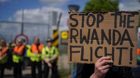 UK court to rule if deportation flights to Rwanda can restart (Twitter/Mr_Spiny_Norman) UK court to rule if deportation flights to Rwanda can restart (Twitter/Mr_Spiny_Norman)