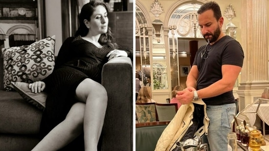 Kareena Kapoor shares picture of her husband Saif Ali Khan.