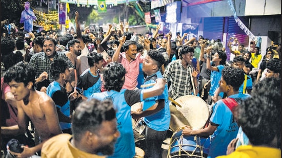 The night-long celebrations in the wake of Argentina’s football World Cup win on Sunday went out of control in many parts of Kerala (AP)