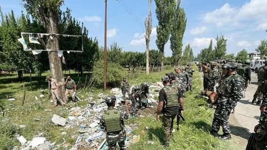 One canister IED, one pistol along with a magazine and 18 pistol rounds were covered from the village near Chakloo Ziyarat(Representational Image)