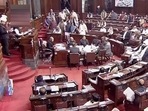 Parliamentarians in the Rajya Sabha during the ongoing Winter Session of Parliament, in New Delhi. Parliamentarians in the Rajya Sabha during the ongoing Winter Session of Parliament, in New Delhi.