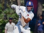 Yashasvi Jaiswal plays a shot during the Ranji Trophy match against Hyderabad(PTI) Yashasvi Jaiswal plays a shot during the Ranji Trophy match against Hyderabad(PTI)