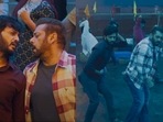 Actors Salman Khan and Riteish Deshmukh in the song Ved Lavlay from the Marathi film Ved. Actors Salman Khan and Riteish Deshmukh in the song Ved Lavlay from the Marathi film Ved.