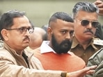 Sukesh Chandrasekhar appears before Delhi court in connection with a money laundering case on Tuesday. 