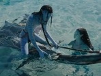 A still from Avatar: The Way of Water. A still from Avatar: The Way of Water.