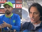 Pakistan captain Babar Azam; PCB chief Ramiz Raja Pakistan captain Babar Azam; PCB chief Ramiz Raja