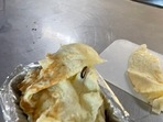 Cockroach found in meal served to a passenger on Rajdhani Express. Cockroach found in meal served to a passenger on Rajdhani Express.
