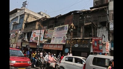 Currently, Bhide Wada is in a dilapidated stage. (HT FILE PHOTO)