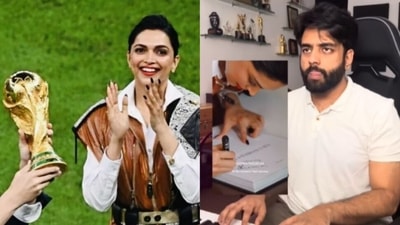 Yashraj Mukhate turned Deepika Padukone's Instagram Reel about FIFA World Cup 2022 into a song. Yashraj Mukhate turned Deepika Padukone's Instagram Reel about FIFA World Cup 2022 into a song.