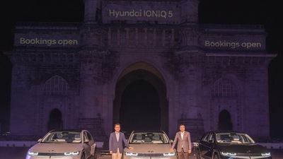 Hyundai's Ioniq 5 electric car (twitter.com/HyundaiIndia) Hyundai's Ioniq 5 electric car (twitter.com/HyundaiIndia)