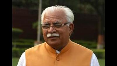 Khattar launches scheme to provide houses for poor (HT Photo)