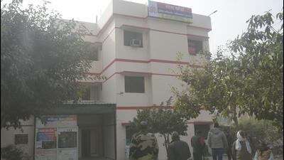 Khoda police station in Ghaziabad on Tuesday. (Sakib Ali/HT Photo) Khoda police station in Ghaziabad on Tuesday. (Sakib Ali/HT Photo)