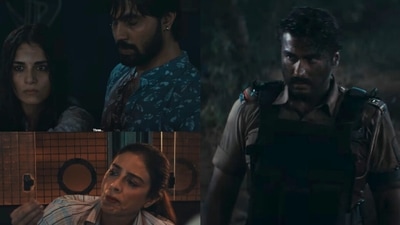 Radhika Madan, Shardul Bhardwaj, Tabu and Arjun Kapoor in the upcoming film Kuttey. Radhika Madan, Shardul Bhardwaj, Tabu and Arjun Kapoor in the upcoming film Kuttey.