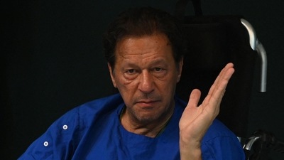Pakistan's former prime minister Imran Khan. (AFP)