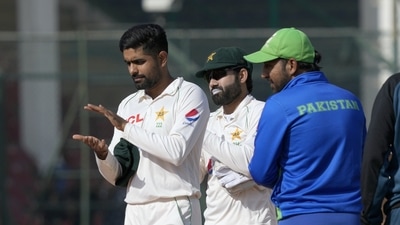 Pakistan's skipper Babar Azam, left,, Mohammad Rizwan, center, and Sarfraz Ahmed (AP) Pakistan's skipper Babar Azam, left,, Mohammad Rizwan, center, and Sarfraz Ahmed (AP)