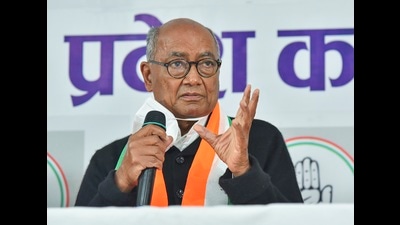 Rajya Sabha member Digvijaya Singh, the former Madhya Pradesh chief minister , had been the AICC in charge of Andhra Pradesh affairs before its bifurcation and played a key role in the formation of a separate Telangana state in 2014. (PTI) Rajya Sabha member Digvijaya Singh, the former Madhya Pradesh chief minister , had been the AICC in charge of Andhra Pradesh affairs before its bifurcation and played a key role in the formation of a separate Telangana state in 2014. (PTI)