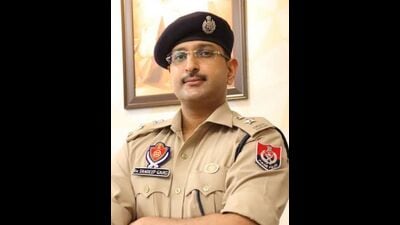 Sandeep Kumar Garg is a 2012-batch IPS officer and currently posted as the Mohali SSP. (HT)