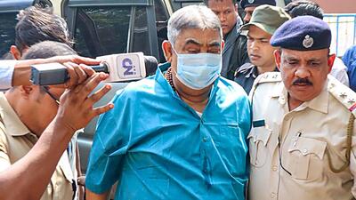 TMC leader Anubrata Mondal being produced before a special CBI court in a cattle smuggling case in Asansol, in October. (PTI File Photo) TMC leader Anubrata Mondal being produced before a special CBI court in a cattle smuggling case in Asansol, in October. (PTI File Photo)