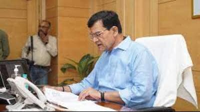 Uttar Pradesh energy minister AK Sharma. (HT file)