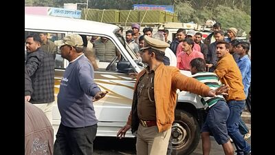 Vehicle not part of governor’s fleet, clarifies district administration. (HT Photo)