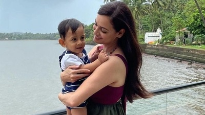 Dia Mirza welcomed her son Avyaan Azad Rekhi, with husband Vaibhav Rekhi in 2021. Dia Mirza welcomed her son Avyaan Azad Rekhi, with husband Vaibhav Rekhi in 2021.