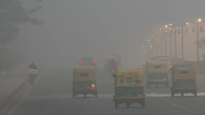 The thick blanket of fog has lead to poor visibility in several cities. According to data recorded on Tuesday morning at 5:30 am, the visibility in Delhi's Palam area was just 25 metres, while in Safdarjung, it was 50 metres. (ANI) The thick blanket of fog has lead to poor visibility in several cities. According to data recorded on Tuesday morning at 5:30 am, the visibility in Delhi's Palam area was just 25 metres, while in Safdarjung, it was 50 metres. (ANI)