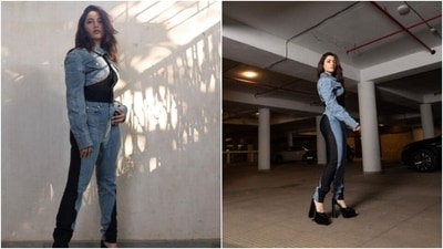 Tamannaah Bhatia gives us biker girl vibes in a denim ensemble (Instagram/@tamannaahspeaks) Tamannaah Bhatia gives us biker girl vibes in a denim ensemble (Instagram/@tamannaahspeaks)