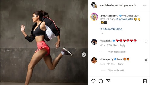 Anushka Sharma on Instagram.