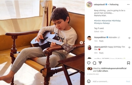 Soha Ali Khan shared unseen pics of Taimur. Soha Ali Khan shared unseen pics of Taimur.
