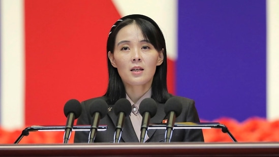 Kim Yo Jong said developing a spy satellite is a sovereign right directly related to North Korea’s national security. (AP File)