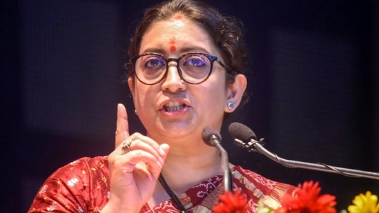 Smriti Irani (File photo) (PTI) Smriti Irani (File photo) (PTI)