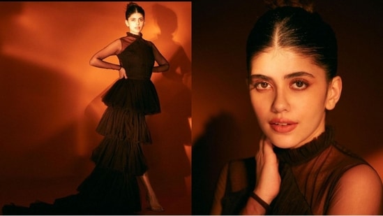 Sanjana, a day back, shared a slew of pictures of herself from one of her recent fashion photoshoots, where she showed us how to ace the ruffled look. (Instagram/@sanjanasanghi)
