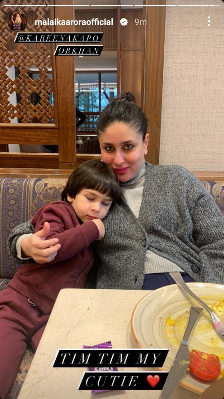 Malaika Arora wished Taimur for his birthday