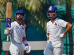 Mumbai's Ajinkya Rahane (left)(PTI) Mumbai's Ajinkya Rahane (left)(PTI)