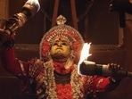 A still from Rishab Shetty's Kannada film Kantara. A still from Rishab Shetty's Kannada film Kantara.