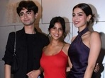 Suhana Khan and Khushi Kapoor joined their team at The Archies wrap-up bash. (Varinder Chawla) Suhana Khan and Khushi Kapoor joined their team at The Archies wrap-up bash. (Varinder Chawla)